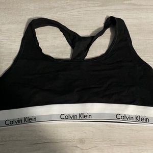 Light worn Calvin Klein soft bra